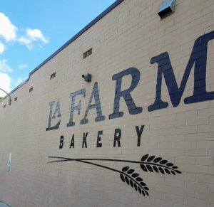 Picture of La Farm Bakery building mural