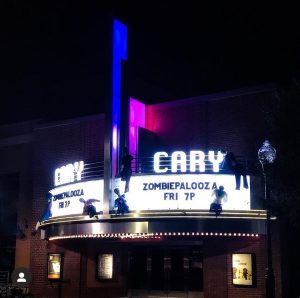 Picture of Cary Theater during Zombiepalooza